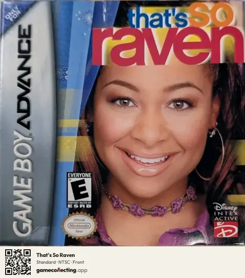 That's So Raven Game Boy Advance, NTSC box front