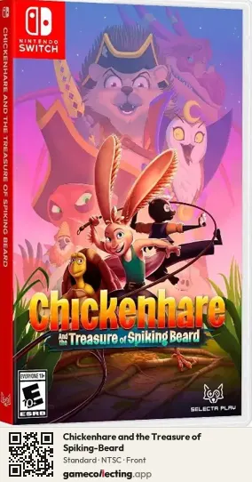 Chickenhare and the Treasure of Spiking-Beard Nintendo Switch, NTSC box front