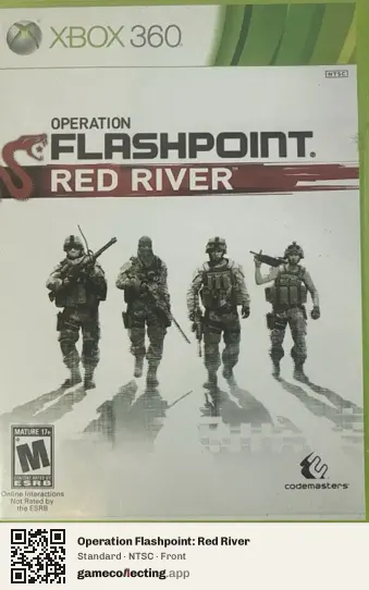 Operation Flashpoint: Red River Xbox 360, NTSC box front