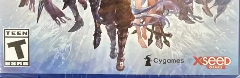 Granblue Fantasy: Versus, the ESRB box on its front
