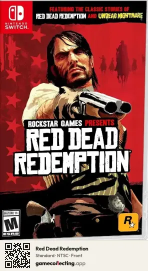 Red Dead Redemption Nintendo Switch, NTSC box front