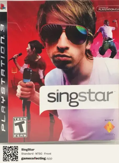 SingStar PlayStation 3, NTSC box front