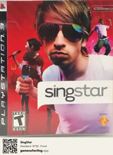 SingStar PlayStation 3, NTSC box front