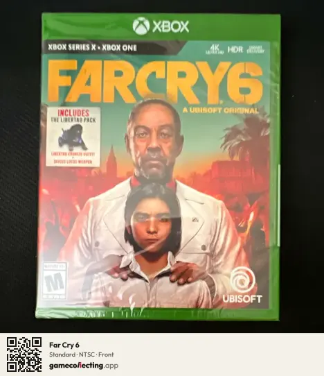 Far Cry 6 Xbox Series X, NTSC box front