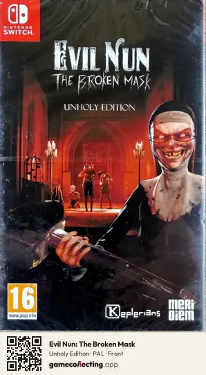 Evil Nun: The Broken Mask Nintendo Switch, PAL box front