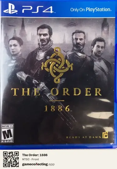 The Order: 1886 PlayStation 4, NTSC box front