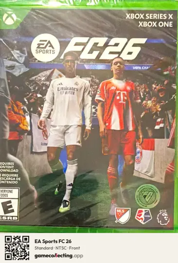 EA Sports FC 26 Xbox Series X, NTSC box front