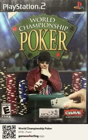 World Championship Poker PlayStation 2, NTSC box front