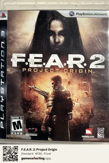 F.E.A.R. 2: Project Origin PlayStation 3, NTSC box front