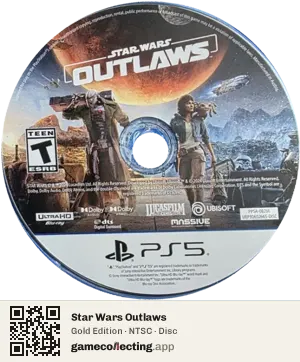Star Wars Outlaws PlayStation 5, NTSC disc