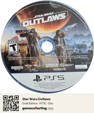 Star Wars Outlaws PlayStation 5, NTSC disc
