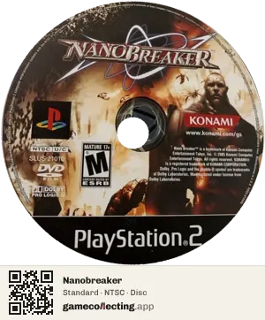 Nanobreaker PlayStation 2, NTSC disc