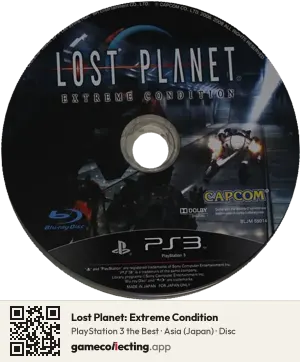 Lost Planet: Extreme Condition PlayStation 3, Asia disc