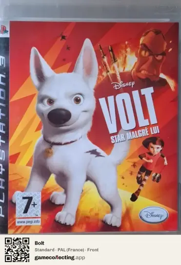 Bolt PlayStation 3, France box front