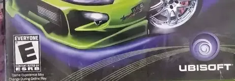 Import Tuner Challenge, the ESRB box on its front