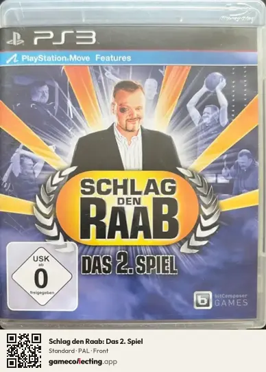 Schlag den Raab: Das 2. Spiel PlayStation 3, PAL box front