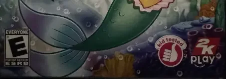 Dora the Explorer: Dora Saves the Mermaids, the ESRB box on its front