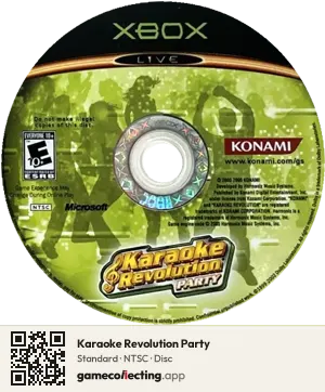 Karaoke Revolution Party Xbox, NTSC disc