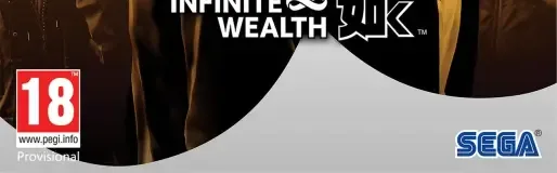 Like a Dragon: Infinite Wealth, the PEGI square on its front