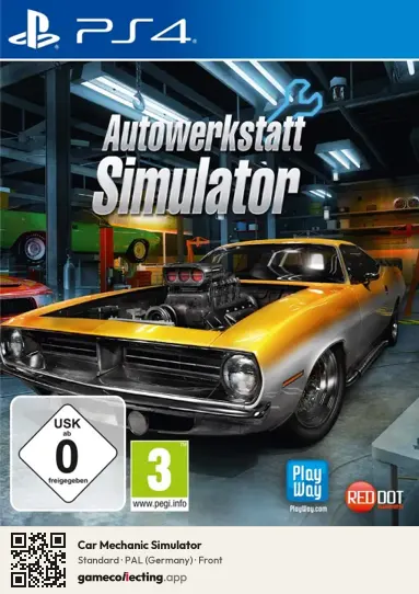 Car Mechanic Simulator PlayStation 4, Germany box front
