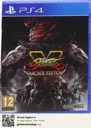 Street Fighter V PlayStation 4, PAL box front