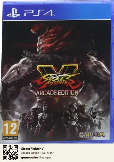 Street Fighter V PlayStation 4, PAL box front