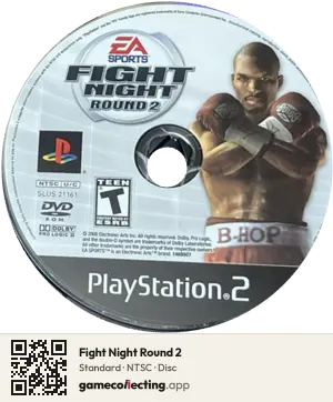 Fight Night Round 2 PlayStation 2, NTSC disc