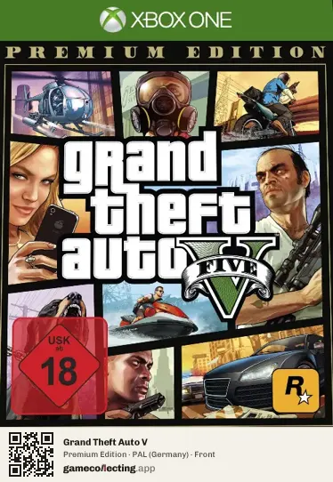 Grand Theft Auto V Xbox One, Germany box front