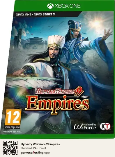 Dynasty Warriors 9 Empires Xbox One, PAL box front