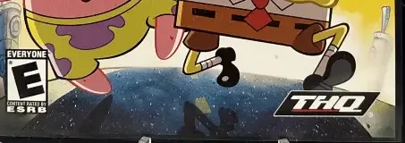 The SpongeBob SquarePants Movie, the ESRB box on its front