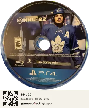 NHL 22 PlayStation 4, NTSC disc