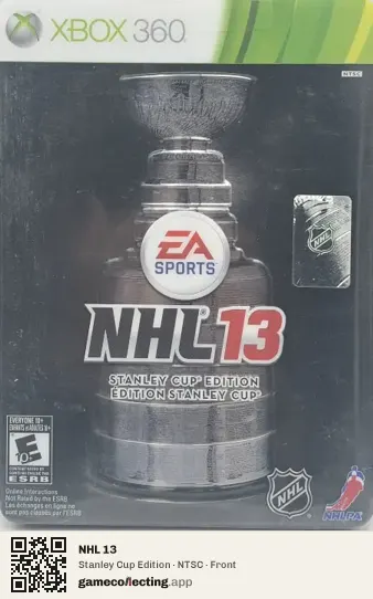 NHL 13 Xbox 360, NTSC box front