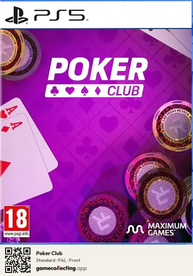 Poker Club PlayStation 5, PAL box front