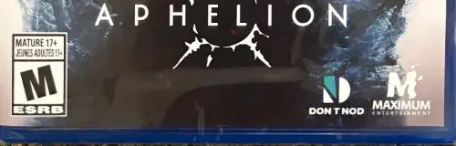 Aphelion, the ESRB box on its front