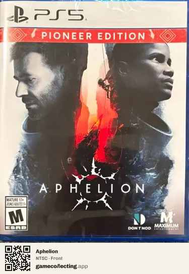 Aphelion PlayStation 5, NTSC box front