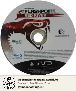 Operation Flashpoint: Red River PlayStation 3, Asia disc