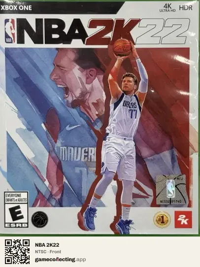NBA 2K22 Xbox One, NTSC box front