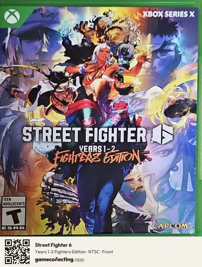 Street Fighter 6 Xbox Series X, NTSC box front