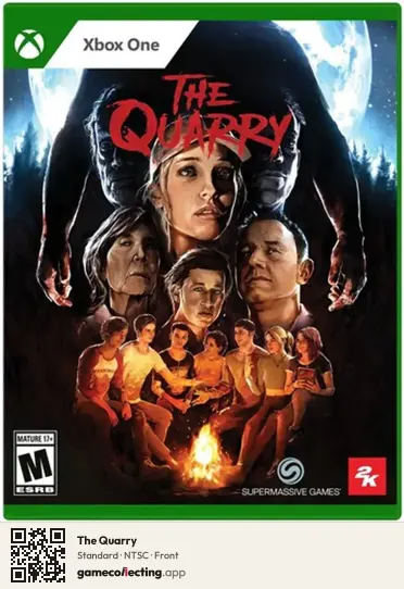 The Quarry Xbox One, NTSC box front