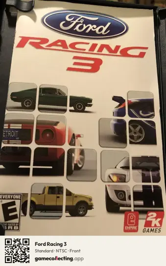 Ford Racing 3 PlayStation 2, NTSC box front