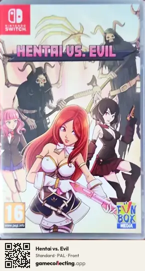 Hentai vs. Evil Nintendo Switch, PAL box front