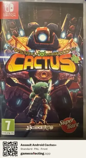 Assault Android Cactus+ Nintendo Switch, PAL box front