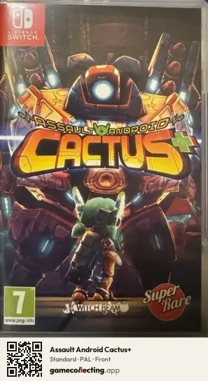 Assault Android Cactus+ Nintendo Switch, PAL box front