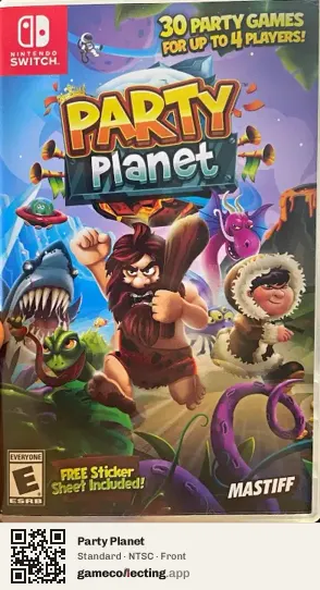 Party Planet Nintendo Switch, NTSC box front
