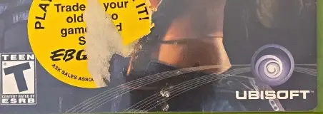 Beyond Good & Evil, the ESRB box on its front