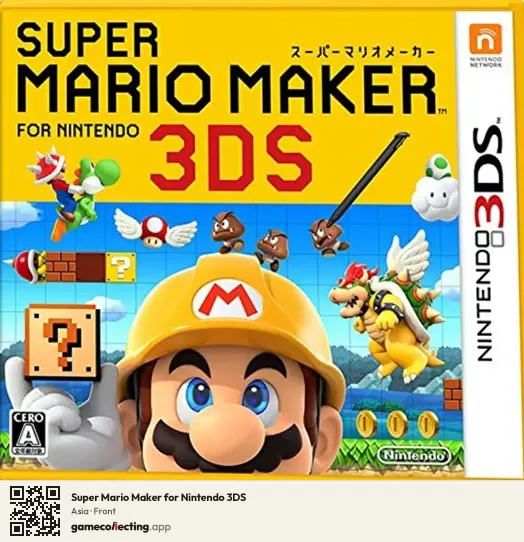 Super Mario Maker for Nintendo 3DS Nintendo 3DS, Asia box front