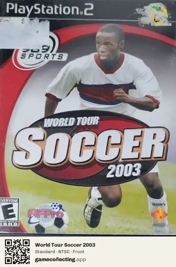 World Tour Soccer 2003 PlayStation 2, NTSC box front