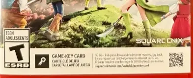 Dragon Quest XI S: Echoes of an Elusive Age, the ESRB box on its front