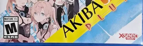 Akiba's Trip: Hellbound & Debriefed, the ESRB box on its front