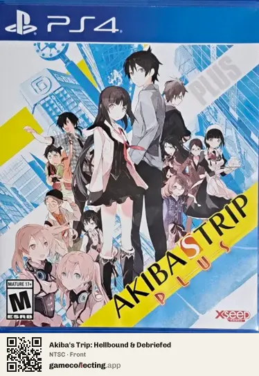 Akiba's Trip: Hellbound & Debriefed PlayStation 4, NTSC box front